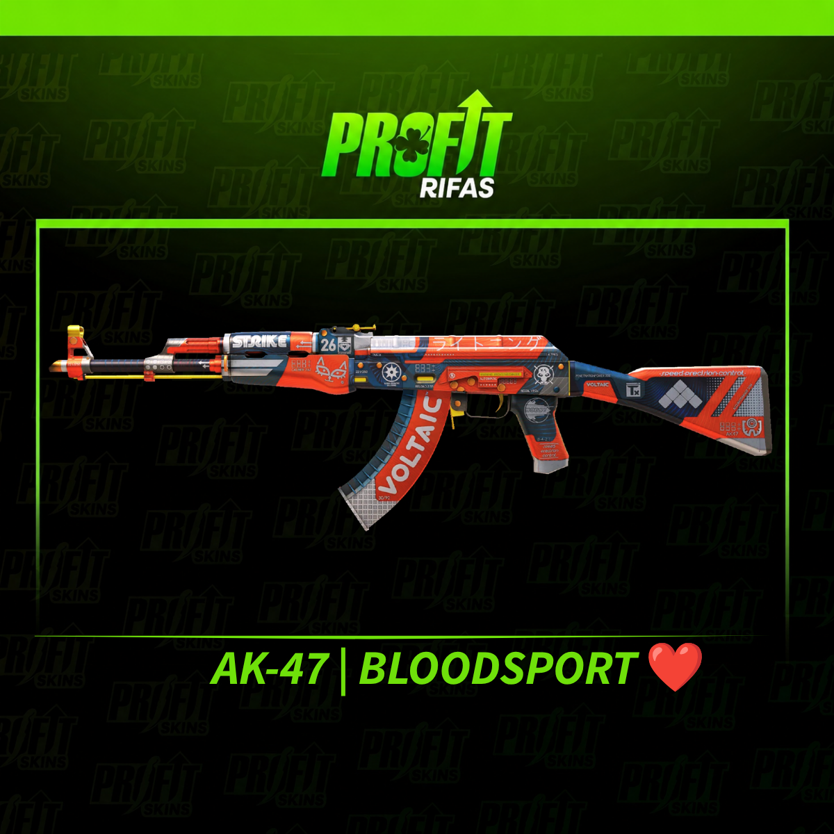 AK-47 | BLOODSPORT ❤️ | #PROMO01